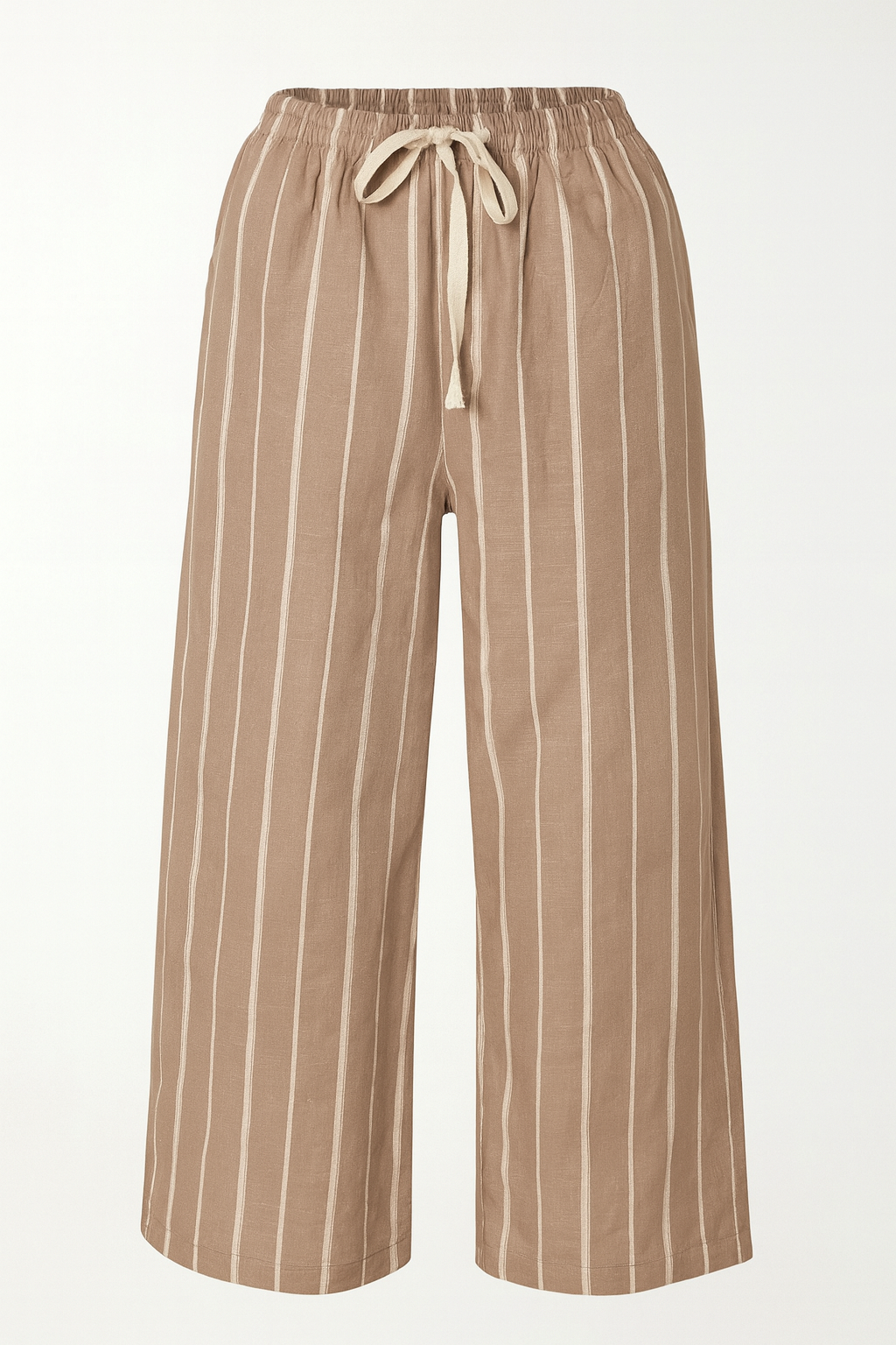 STRIPED PANTS ON WHITE BACKGROUND