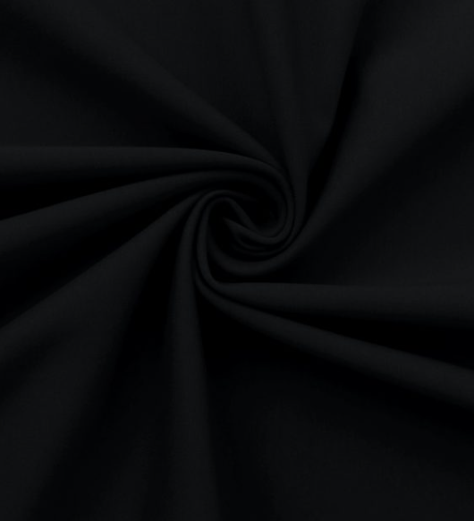BLACK PONTE FABRIC SWATCH